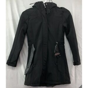 CB Sport‎ Women's Black Hooded Softshell Jacket Size M